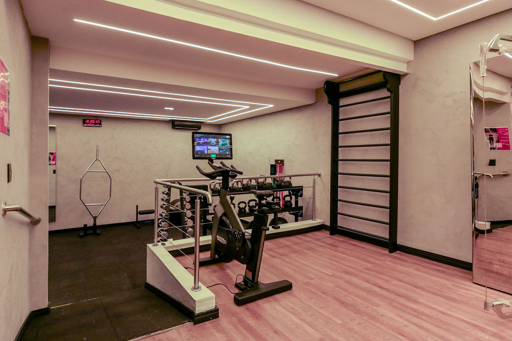 Espaço de aquecimento e alongamento